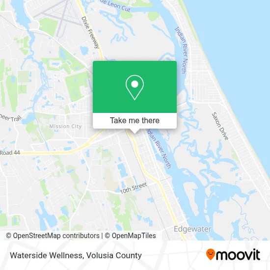 Waterside Wellness map