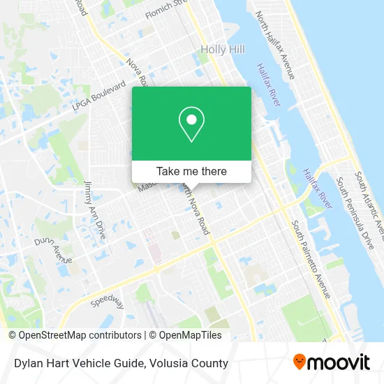 Dylan Hart Vehicle Guide map