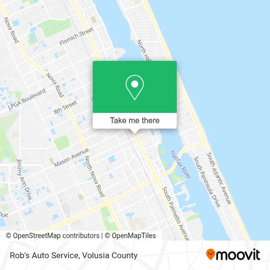 Rob's Auto Service map