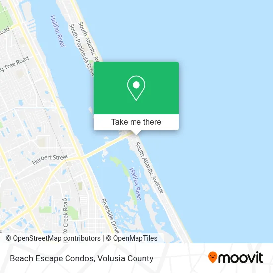 Beach Escape Condos map