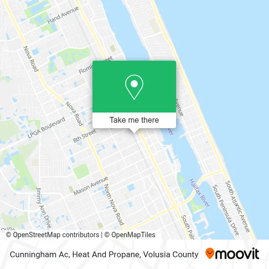 Cunningham Ac, Heat And Propane map