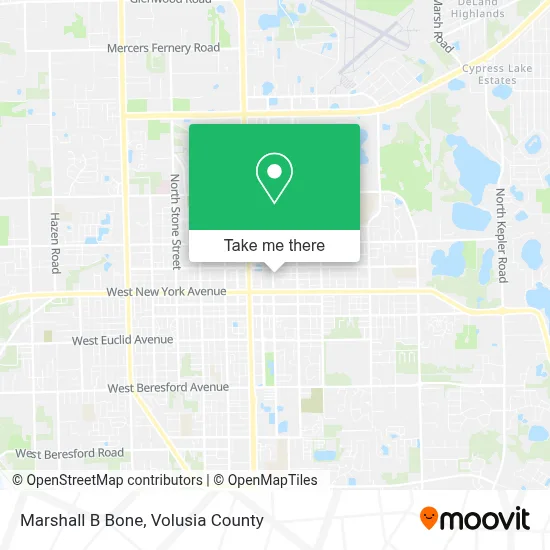 Marshall B Bone map