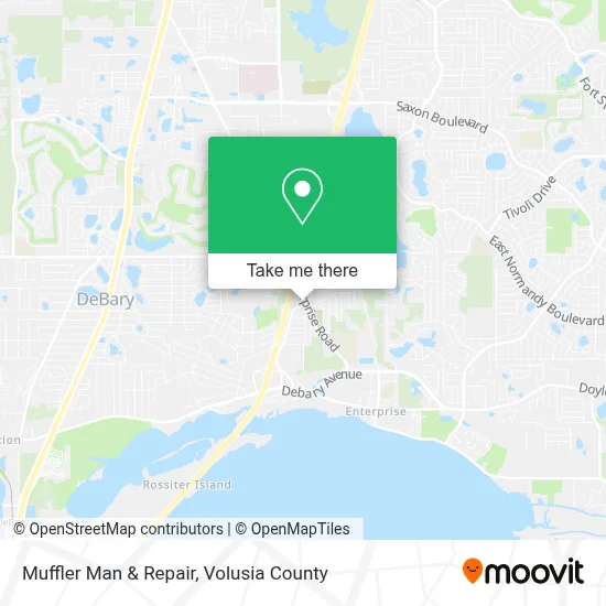 Muffler Man & Repair map