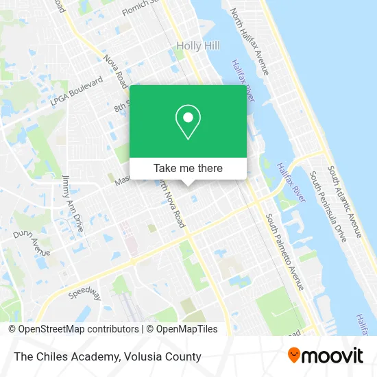 The Chiles Academy map