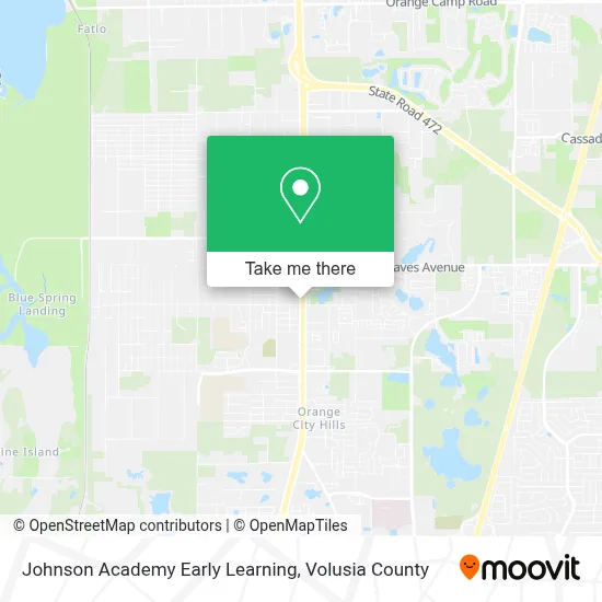 Johnson Academy Early Learning map