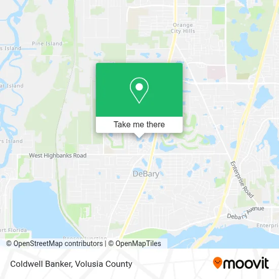 Coldwell Banker map