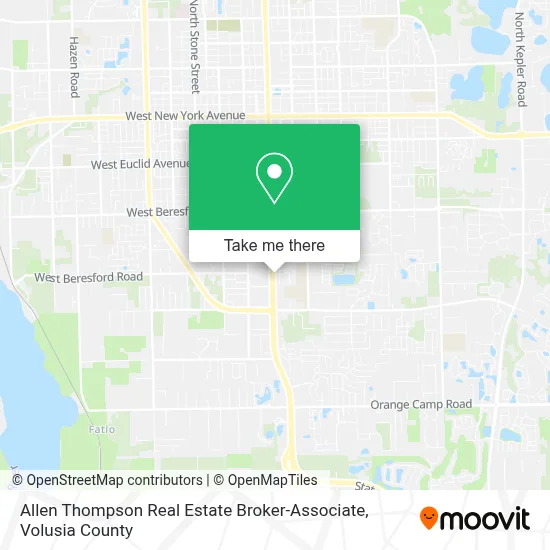 Allen Thompson Real Estate Broker-Associate map
