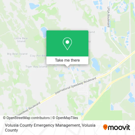 Volusia County Emergency Management map