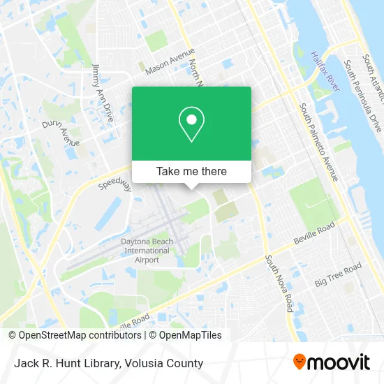Jack R. Hunt Library map
