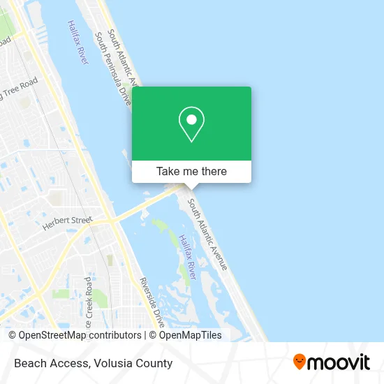 Beach Access map