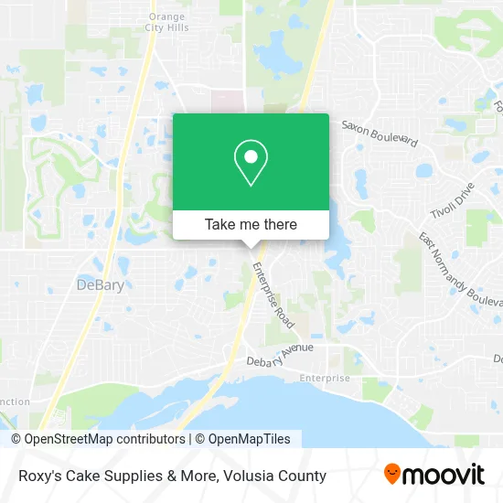 Roxy's Cake Supplies & More map