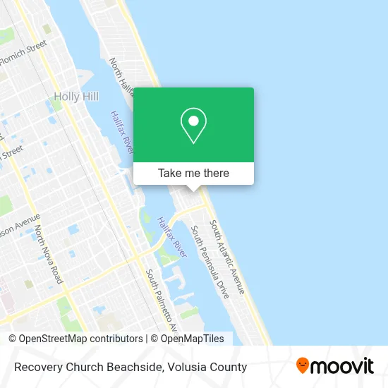 Recovery Church Beachside map