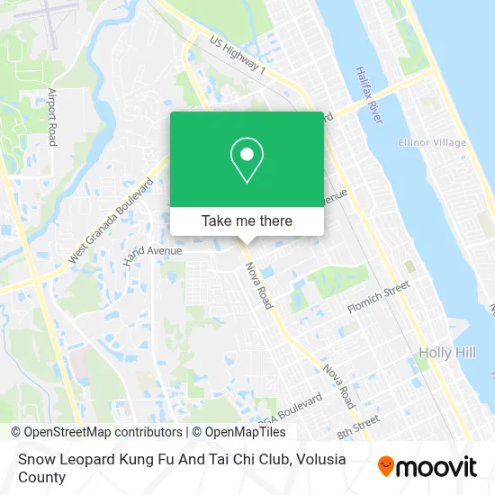 Snow Leopard Kung Fu And Tai Chi Club map