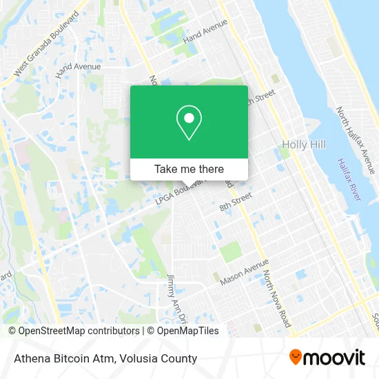 Athena Bitcoin Atm map