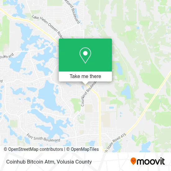 Coinhub Bitcoin Atm map