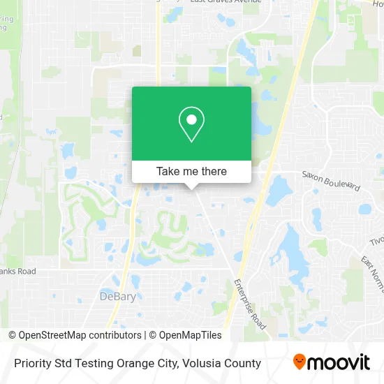 Priority Std Testing Orange City map
