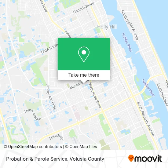 Probation & Parole Service map
