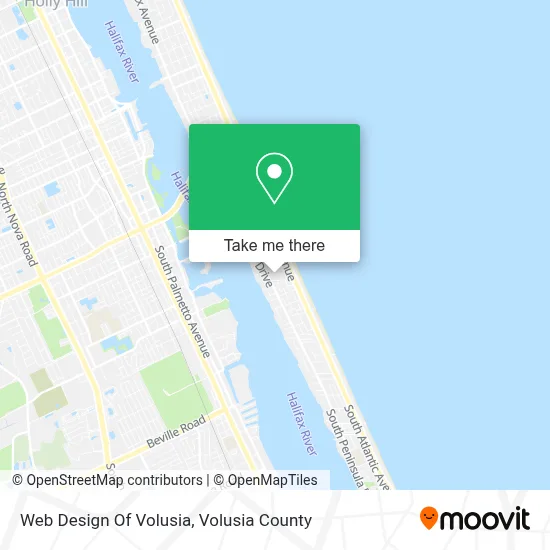 Web Design Of Volusia map