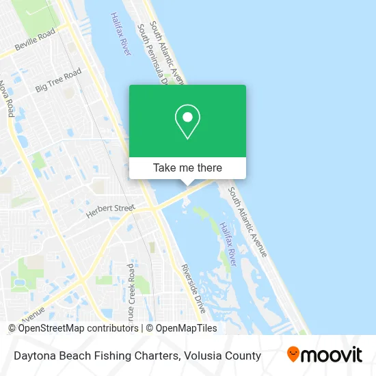 Daytona Beach Fishing Charters map
