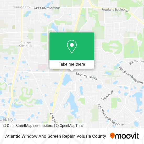 Atlantic Window And Screen Repair map