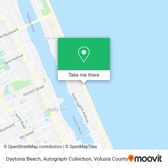 Daytona Beach, Autograph Collection map