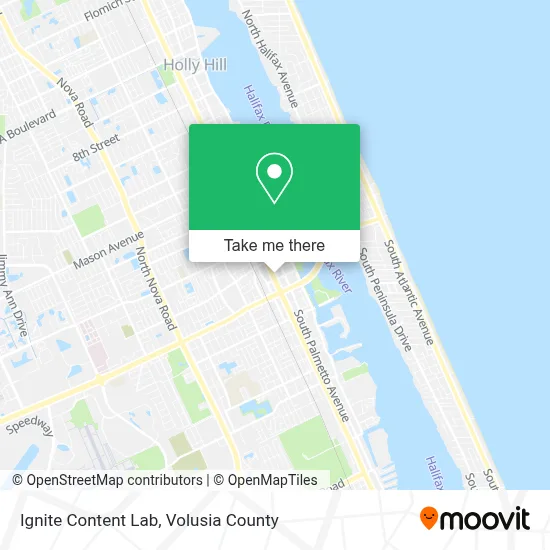 Ignite Content Lab map