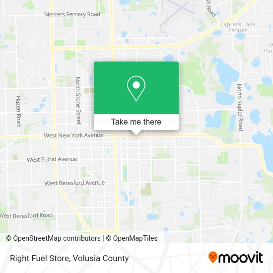 Right Fuel Store map