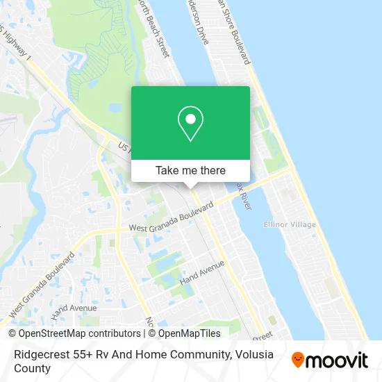 Ridgecrest 55+ Rv And Home Community map