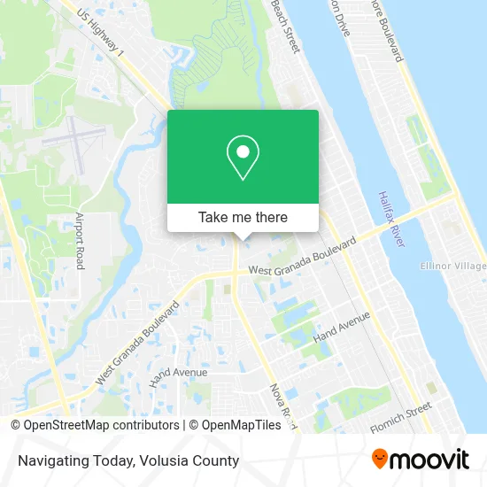 Navigating Today map