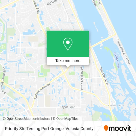 Priority Std Testing Port Orange map