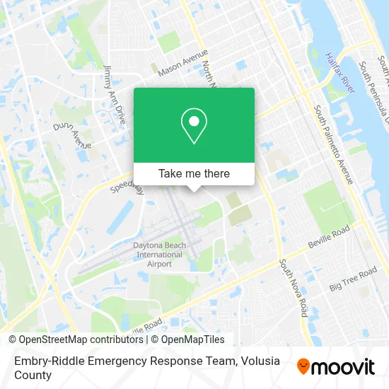 Embry-Riddle Emergency Response Team map