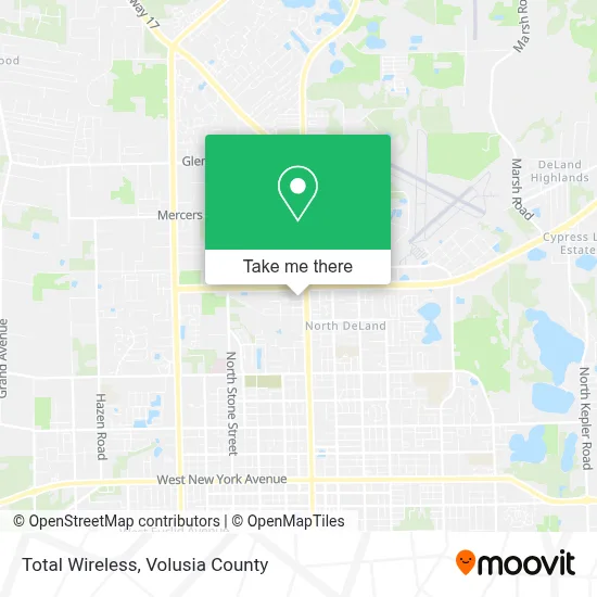 Total Wireless map