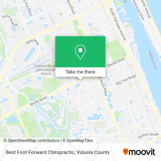 Best Foot Forward Chiropractic map