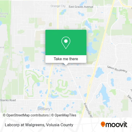 Labcorp at Walgreens map