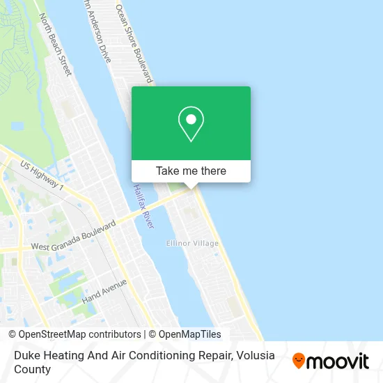 Duke Heating And Air Conditioning Repair map