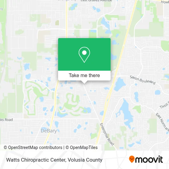 Watts Chiropractic Center map
