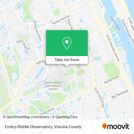 Embry-Riddle Observatory map