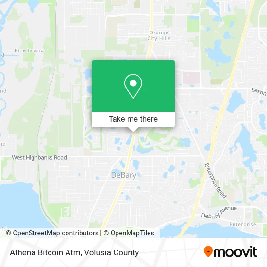 Athena Bitcoin Atm map