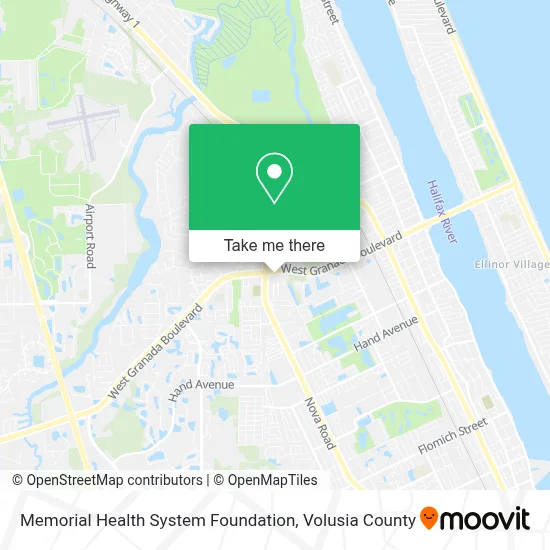 Memorial Health System Foundation map