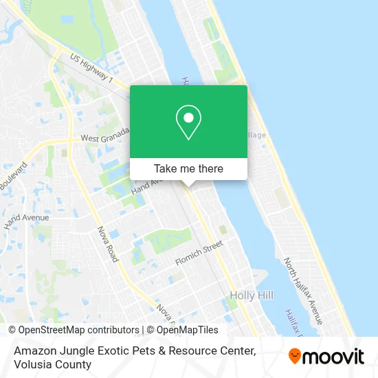 Amazon Jungle Exotic Pets & Resource Center map