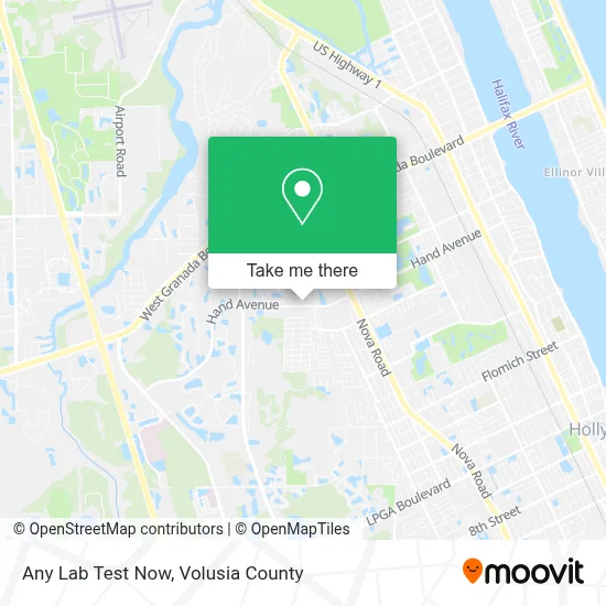 Any Lab Test Now map