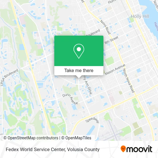 Fedex World Service Center map