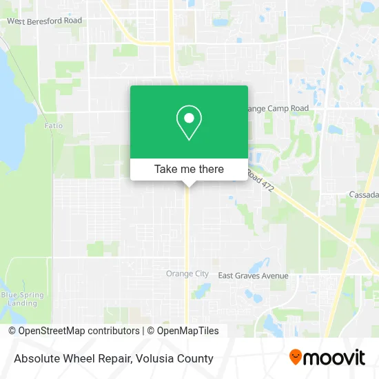 Absolute Wheel Repair map