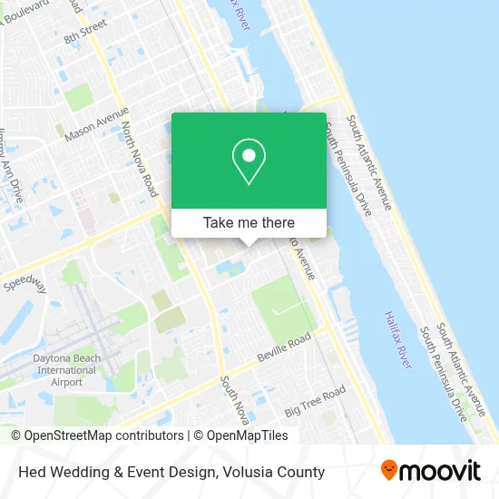 Hed Wedding & Event Design map