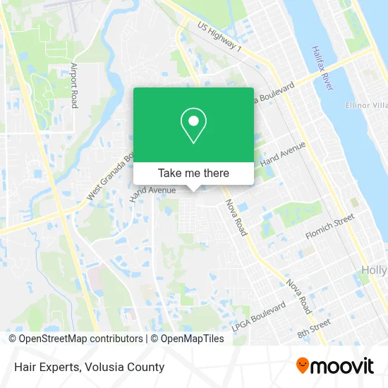 Hair Experts map