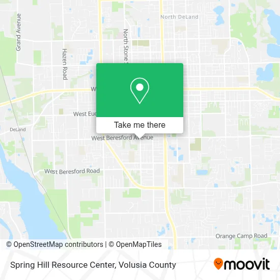 Spring Hill Resource Center map