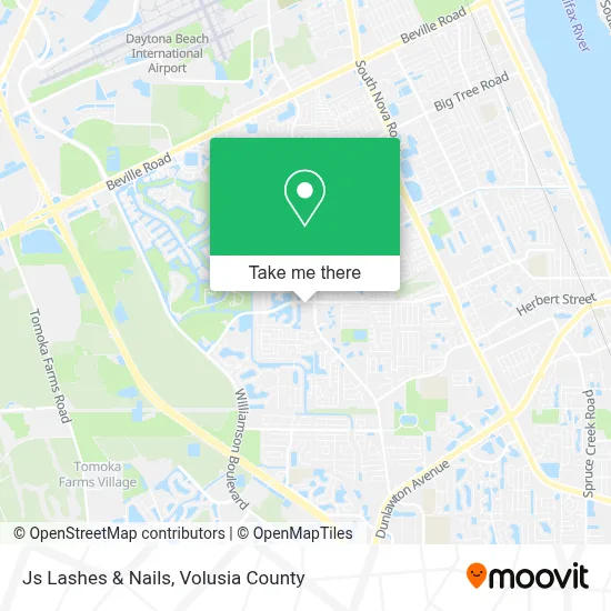Js Lashes & Nails map