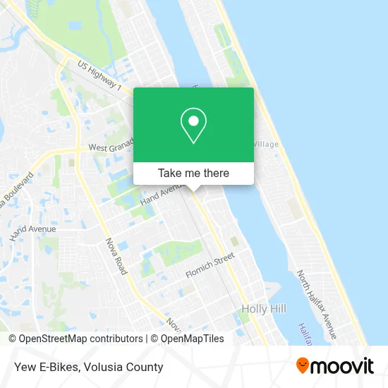 Yew E-Bikes map