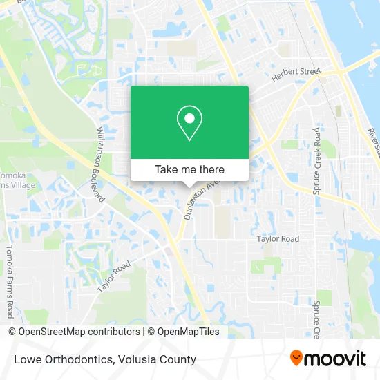 Lowe Orthodontics map
