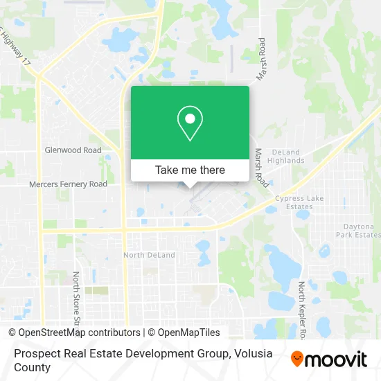 Prospect Real Estate Development Group map
